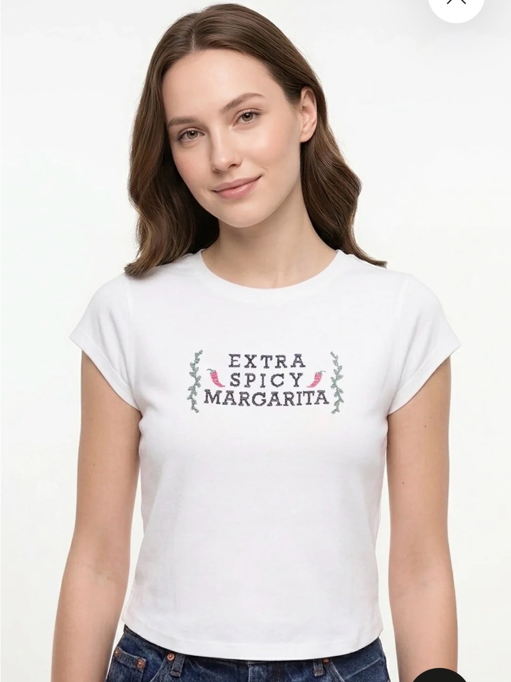 NWT WILDFOX Extra Spicy Lina Baby Tee 🌶️